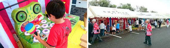 たのリハゲーム機を活用した縁日セット